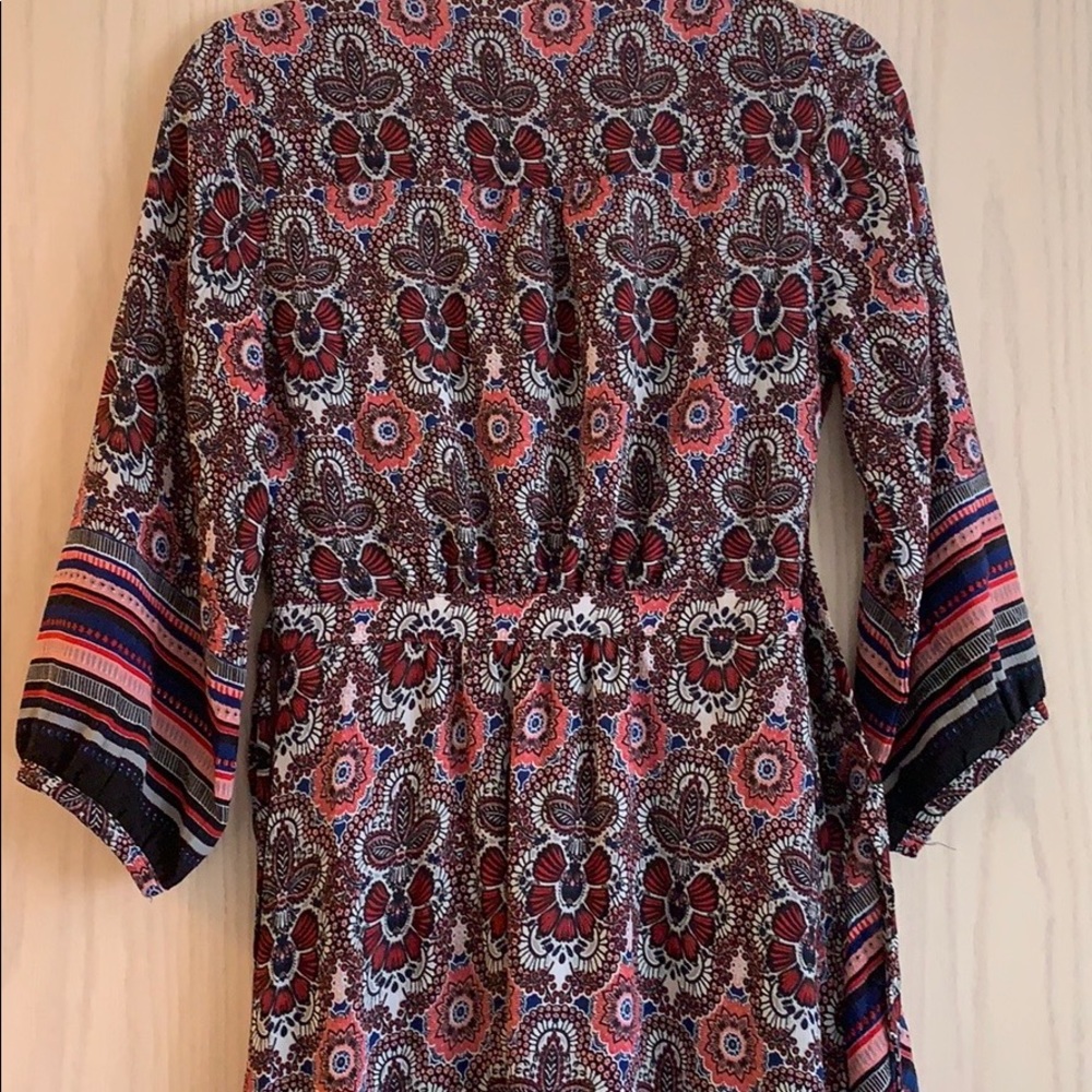 High-Low Wrap Dress - Picture 5 of 7